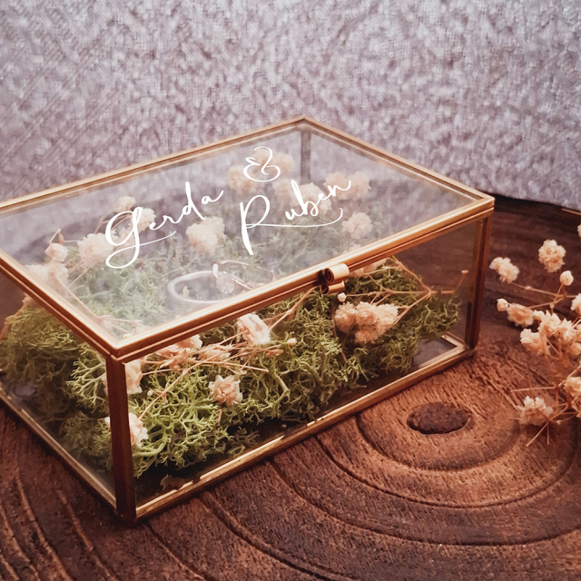 Große Ringbox - Vintage